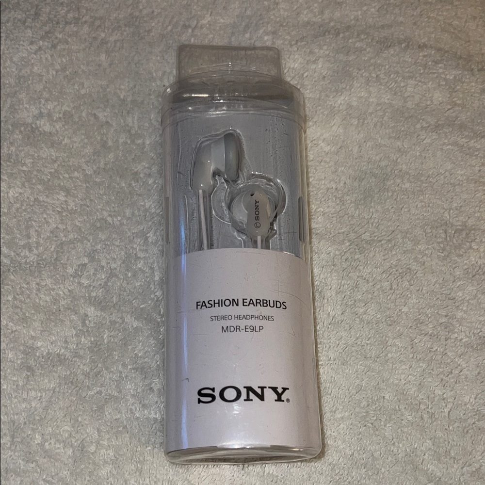 Sony Stereo Earbuds in Silver